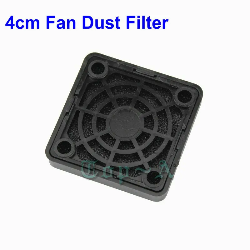 Gdstime 50 шт. Пластиковый черный 4 см Пылезащитный фильтр Защита от пыли для 40 мм* 40 мм вентилятор корпуса ПК Вентилятор 40 мм