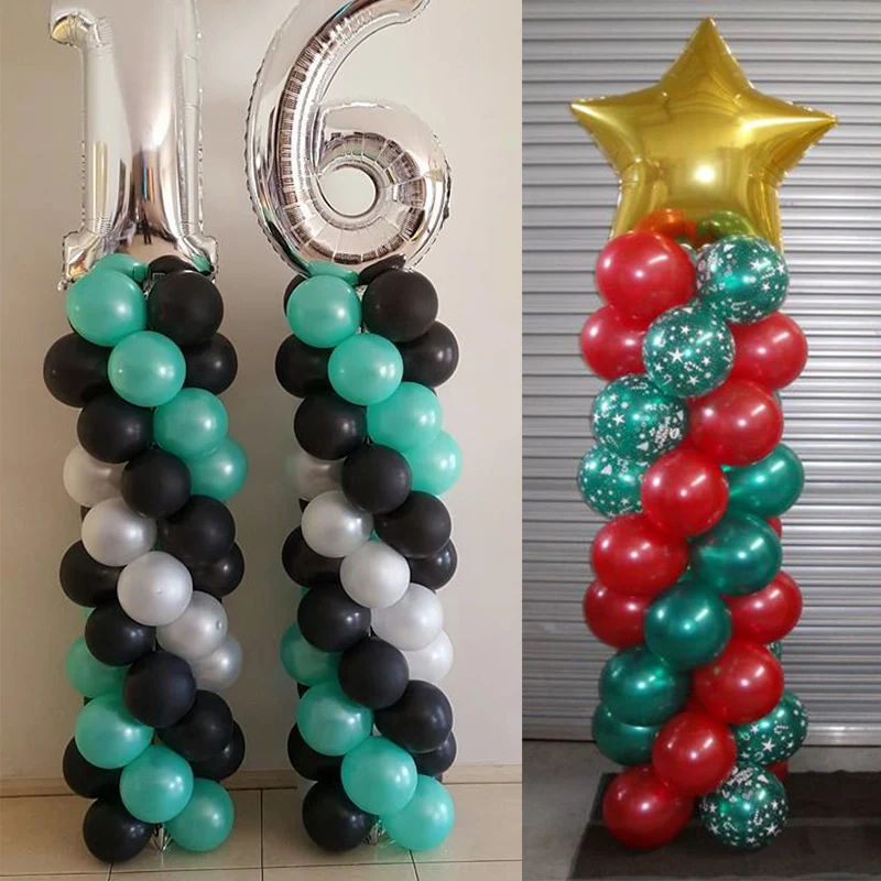 7 трубок держатель воздушных шаров колонна-подставка прозрачный пластиковый шар палочка День Рождения украшения Детские шарики для свадьбы декор