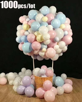 

1000Pcs/lot Candy Color Latex Macaron Balloon Romantic Color Balloon Wedding Birthday Party DIY Decoration