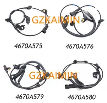SET OF 4 Front Rear ABS Wheel Speed Sensors set for Mitsubishi Lancer Outlander 4670A576 4670A575 4670A580 4670A579