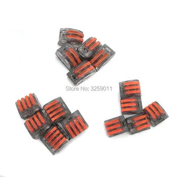 200PCS Compact Splicing wire Connector Lever Push Fit Cable Universal Terminal Block 28-12AWG PCT-212 transparent Assortment kit 200PCS Compact Splicing wire Connector Lever Push Fit Cable Universal Terminal Block 28-12AWG PCT-212 transparent Assortment kit