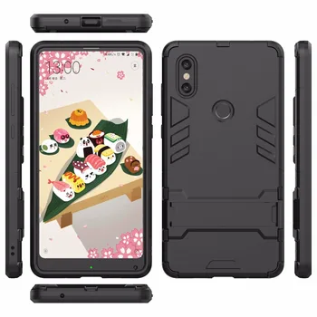 

50pcs/ Xiaomi Mi Defender Case Impact Hybrid Armor Hard Protect Cover For Redmi Serier Back Case with Kickstand Phone Case Coque