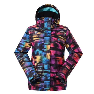 Новинка, Женская лыжная куртка. Разноцветная Женская куртка для сноуборда. Дышащая женская зимняя куртка средней длины. Распродажа - Цвет: color 7