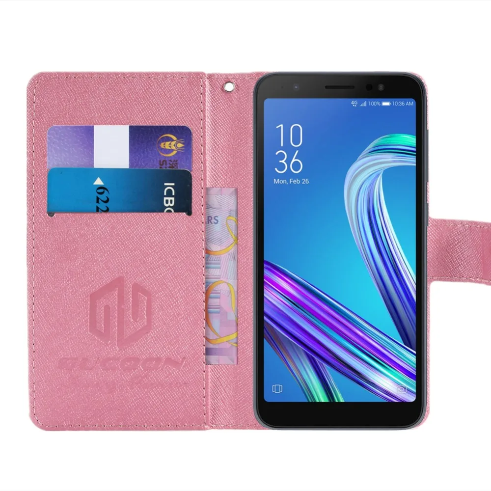 GUCOON الكرتون محفظة حالة ل آسوس Zenfone لايف L1 ZA550KL 5.5 بوصة الأزياء بو الجلود جميل بارد غطاء الهاتف المحمول حقيبة درع GUCOON الكرتون محفظة حالة ل آسوس Zenfone لايف L1 ZA550KL 5.5 بوصة الأزياء بو الجلود جميل بارد غطاء الهاتف المحمول حقيبة درع