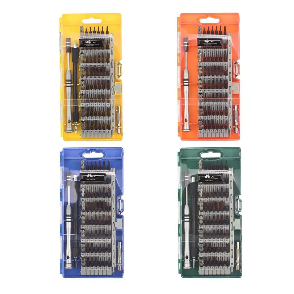 

Tools Set 80-In-1 Screwdriver Set Combination Tool All-Around Repair Work Kit Computer Repair Daily Household Screwdriver Set