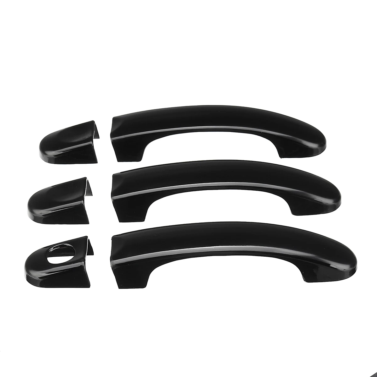 6pcs Set ABS Gloss Black Car Door Handle Covers For VW T5 TRANSPORTER 2003-2015 for T6 TRANSPORTER