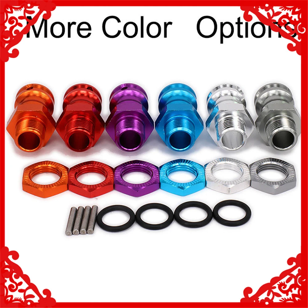 RC 17mm Hex Wheel Adapters (4) +3mm Offset – For 1/10 Traxxas E-Revo & Revo 3.3 - View #12