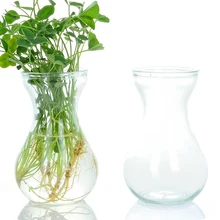 Скандинавская гиацинтовая или нарцисская стеклянная ваза, прозрачная настольная декоративная бутылка для свежих цветов водная Гидропоника Цветочная ваза