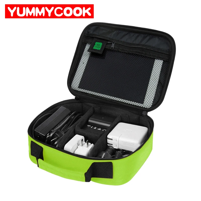 Portable Cable Organizer Travel Gadgets Storage Bag Digital Charger Wires Zipper Pouch font b Electronic b