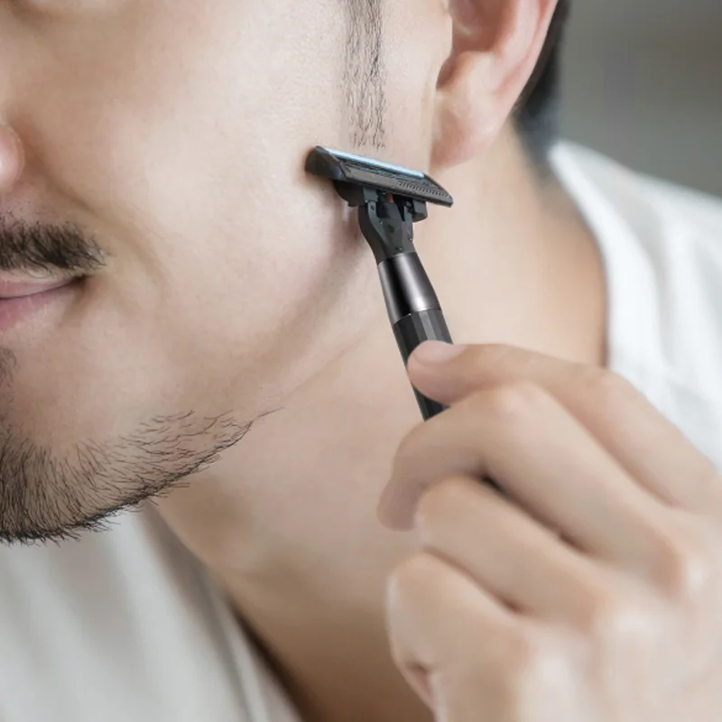 

Xiaomi H300-6 Shaver Hand-Operated 5-Layer Blade Washable Manual Razor ABS Ergonomic Dry Wet Shaving Machine With 3 Cutter Heads