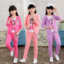 Kids 2019 new Autumn Spring Children Clothing Cartoon Hooded cotton Baby Zipper+Long-sleeved T-shirt+pants Baby Girl Clothes Kids 2019 new Autumn Spring Children Clothing Cartoon Hooded cotton Baby Zipper+Long-sleeved T-shirt+pants Baby Girl Clothes