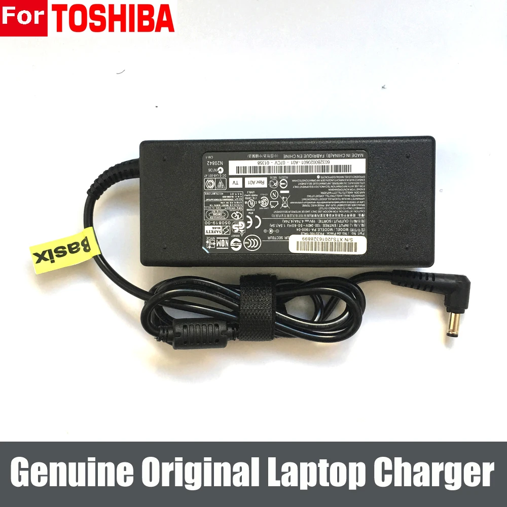 90w 19v 4.74a Adapter Charger For Toshiba Pa3516e-1ac3 Pa-1900-24 Pa-1900-04 Pa3165u-1aca - Laptop Adapter -