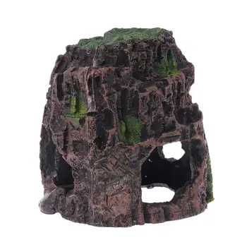 

Aquarium Sea Rock Fish Shrimp Hiding Cave Ornament for Fish Tank Landscape Decor