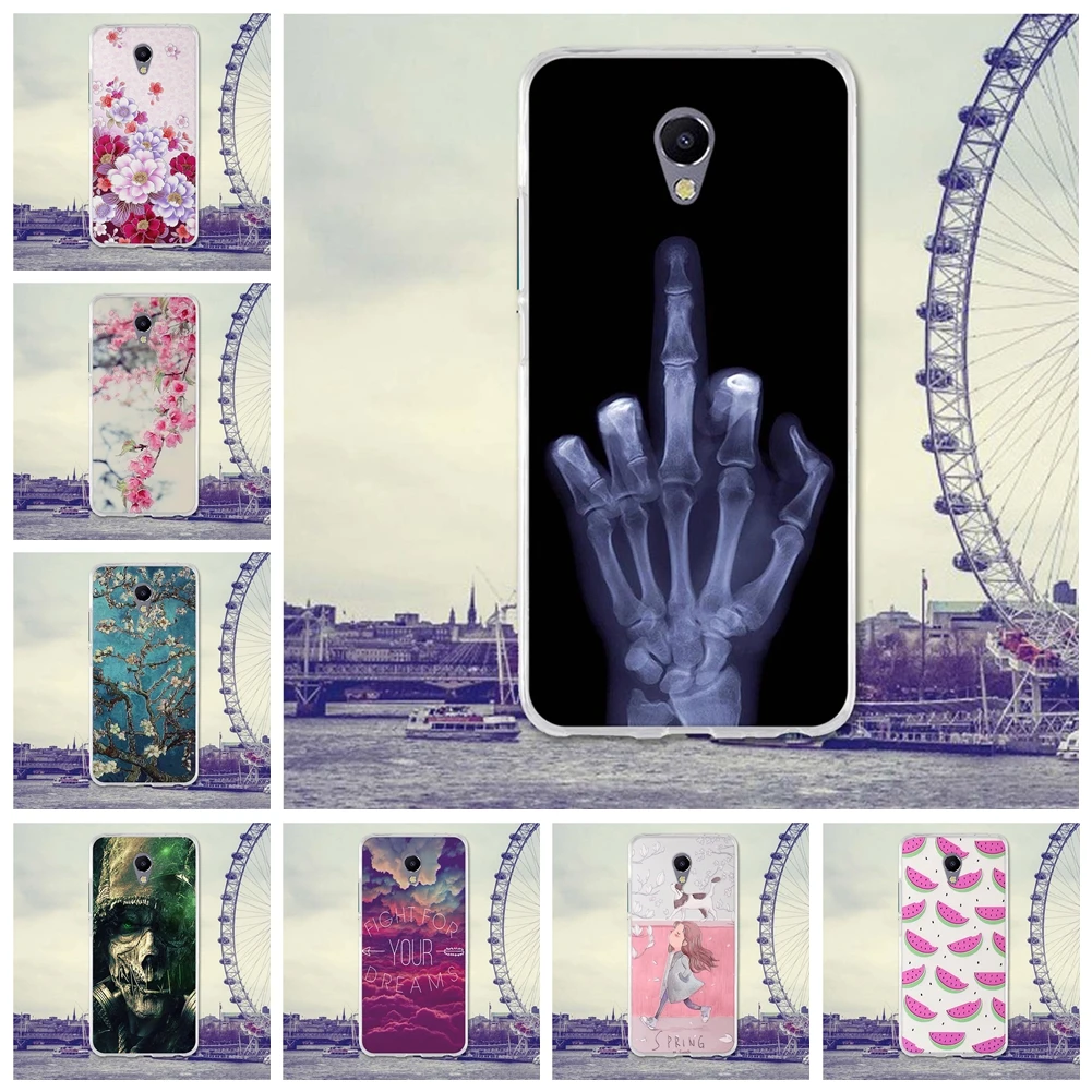 

For Meizu M5 Note Cases Back Cover for Meizu M 5 Note Covers Silicone Phone Bag for Meizu Blue Charm Note 5 Fashion TPU Shell
