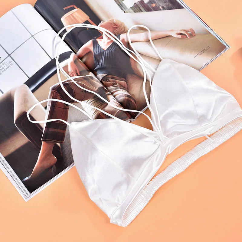 Hot Sale Women Crop Tops Intimate Seamless Slim Waist Underwear Basic Stretch Strap Sleeveless Tube Tops