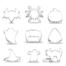 Набор для хэллоуина хэллоуин 9 1 предмет форма для бисквитов торта формы из нержавеющей стали