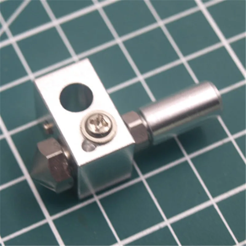 1 шт. полностью металлический Hotend с нагревательным блоком MK10 сопло 0 4 мм для 3D