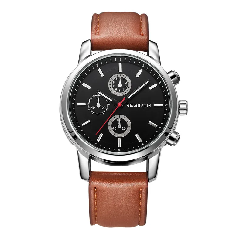 

Luxury Brand REBIRTH Watches Women Fashion Elegant Leather Watch Lady Dress Wristwatch Student Female Clock Relogio Feminino