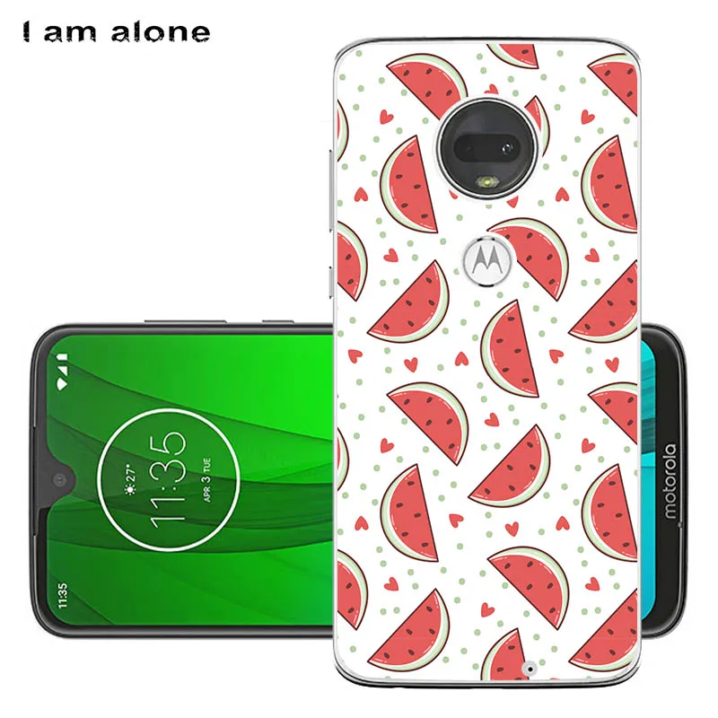 Чехлы для телефонов I am alone для Motorola Moto G7 G7 Play G7 power из мягкого ТПУ для мобильных телефонов модные сумки для Moto G7 - Цвет: Soft TPU S43