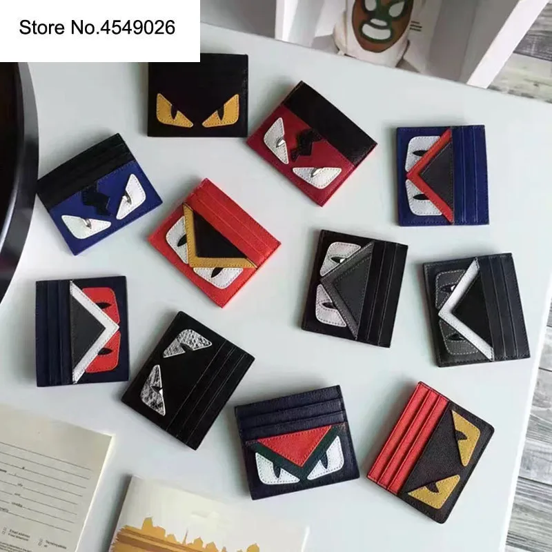 

Cosysunny passport holder special passport cover small card bag monster cute classic and kraft card pack cow leather Monste cove