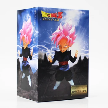 

20cm Dragon Ball Z DBZ Rose Black Pink Hair Son Goku Super Saiyan Figurine Toy PVC Action Figure Model Collection Doll Gift