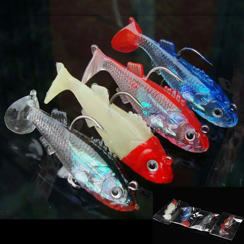 

2019 New Silicone Paillette Fishing Lure Artificial Soft Bait Carp Crank Treble Tackle Hook Fishing Accessories