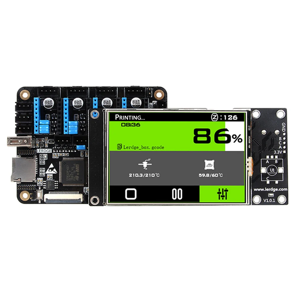 

Easy Operation Useful Motherboard Kit DIY Controller Board Accessories 3D Printer Parts Replacement ARM 32Bit Touching Screen