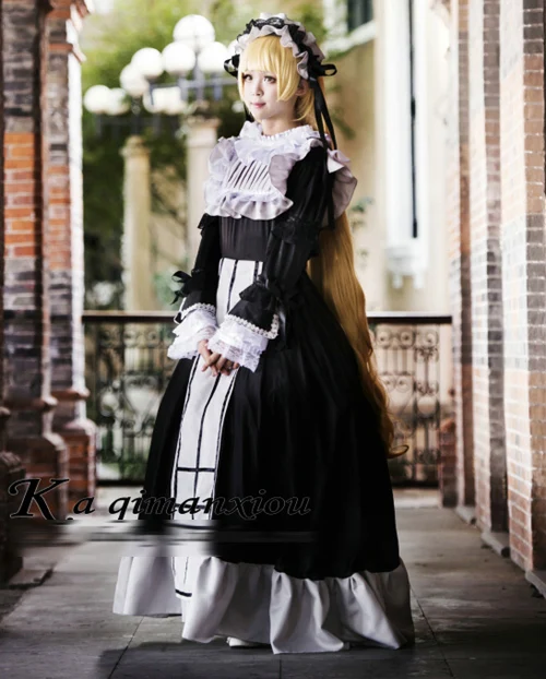 Черный/Белый Готический без бретелек длиной до пола длинное платье в стиле