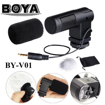 

BOYA BY-V01 Stereo X / Y Mini Camera Condenser Microphone for Digital SLR Canon Nikon Pentax Sony