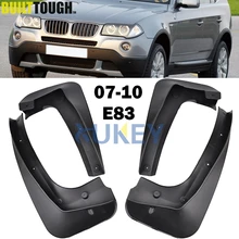 Acessórios apto para bmw x3 e83 2007 2008 2009 2010 mudguards lama flap respingo guardas mudflaps pára-choques