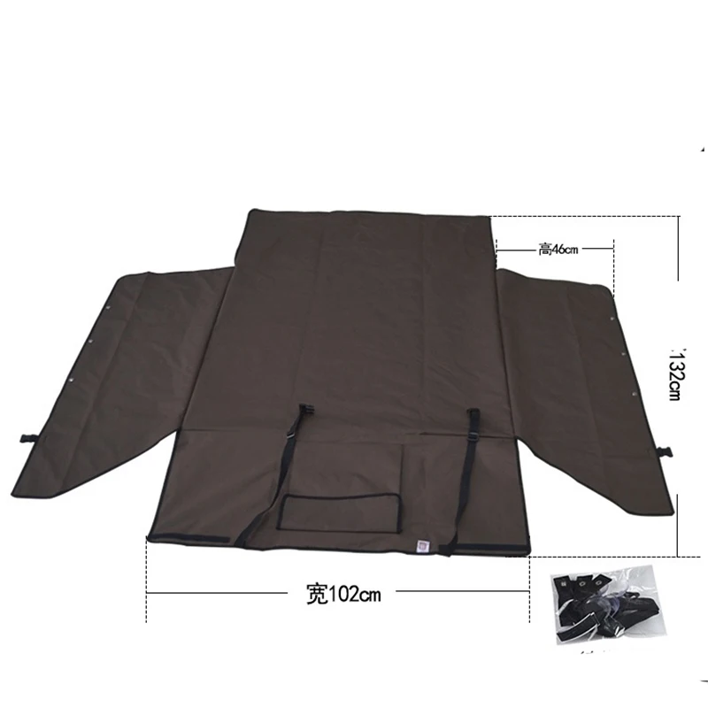 Waterproof Pet Mat Dog Carriers safe Cargo Liner Cover Washable Car travel Protector Back Seat Cover Pockets for SUV Pet Barrier7