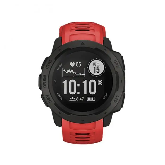 22 мм спортивные часы силиконовый браслет ремешок для Garmin Instinct SD998