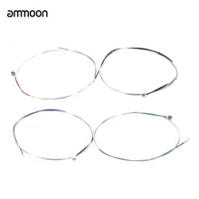 Ammoon полный набор высоких струн для скрипки Размер 1/2 1/4 Струны для скрипки стальные струны G D A и E