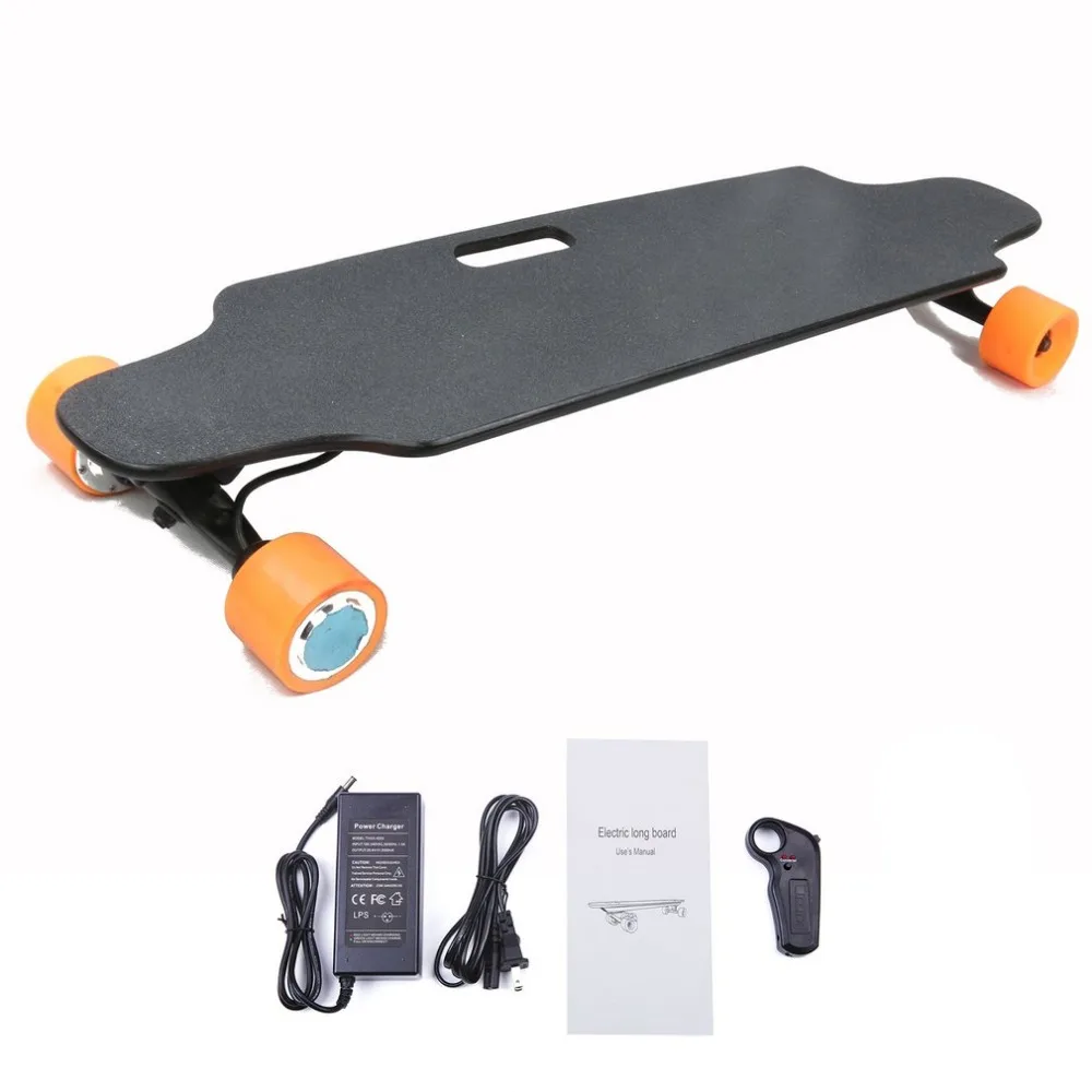 

2017 New 2.4G Frequency Wireless Skateboard With Remote Control Long Board Electric Slide Board Four Wheels Maple Wood Board