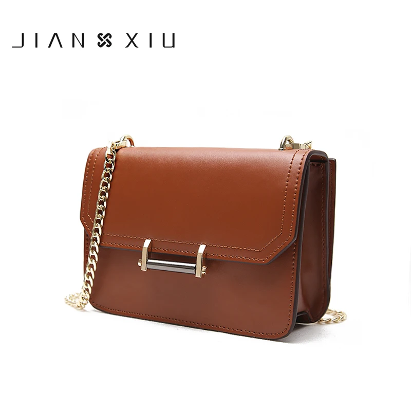 

JIANXIU Brand Women Messenger Bags Split Leather Bag Bolsos Mujer Tassen 2019 Newest Fashion Shoulder Crossbody Retro Small Bag