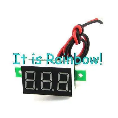 

V20D-T1 0.36" LED Display 3-Digital Voltage Meter Voltmeter DC 3.2-30V