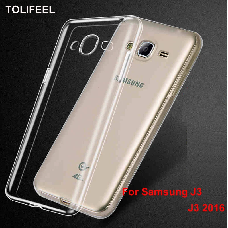 Чехол TOLIFEEL для Samsung Galaxy J3 2016 J320 SM-J320F прозрачный тонкий Силиконовый ТПУ гелевый |