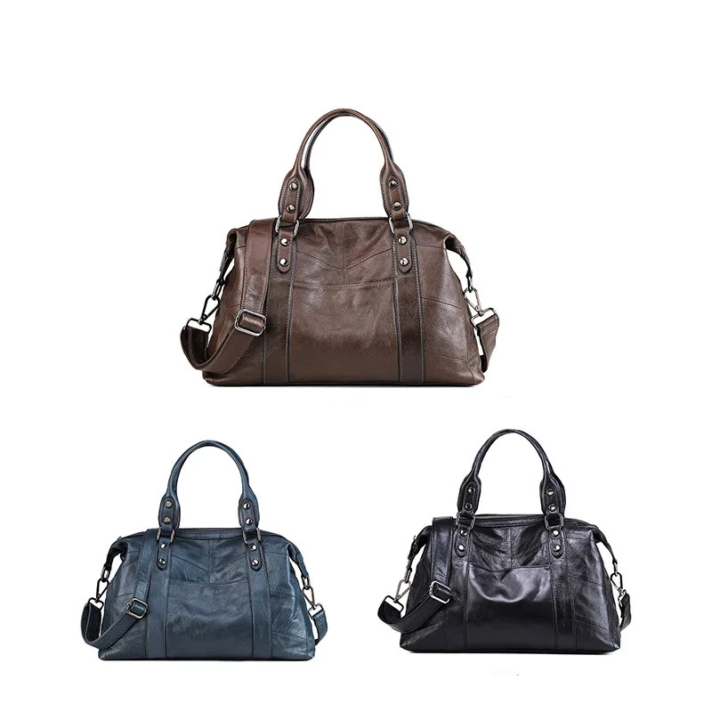 Factory direct retro luxury handbags women bags designer fashion casual car stitching decorative stitching ladies shoulder bags