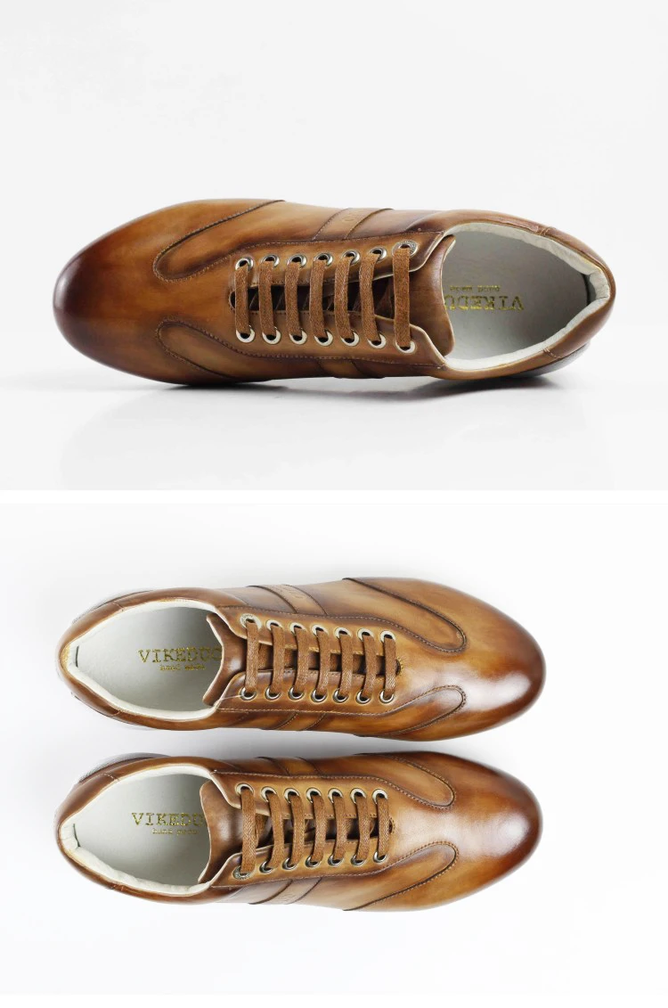 Vikeduo/мужская повседневная обувь ручной работы; ручная роспись; ; натуральная кожа; модная обувь на заказ; высокое качество; дизайн на шнуровке