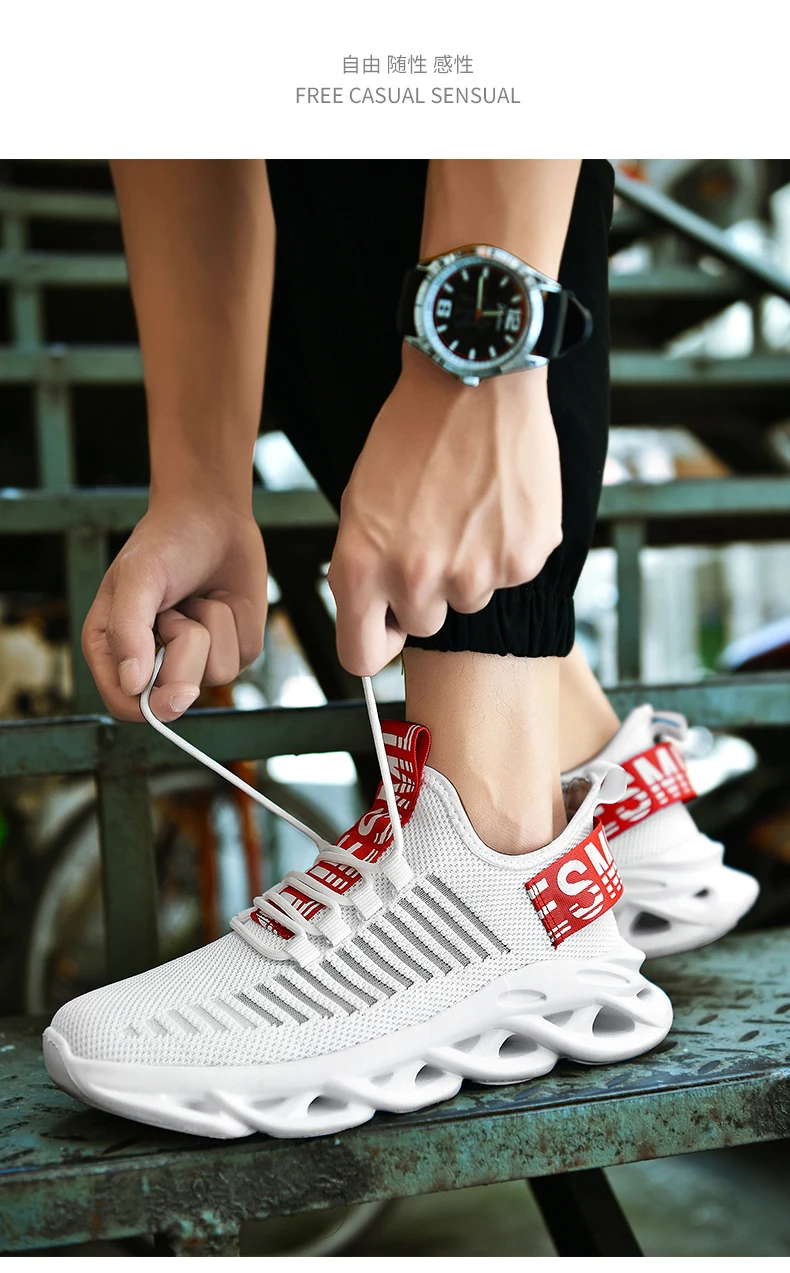 SUROM Мужские дышащие кроссовки для бега, мужские спортивные легкие кроссовки для бега и прогулок, удобные спортивные мужские кроссовки
