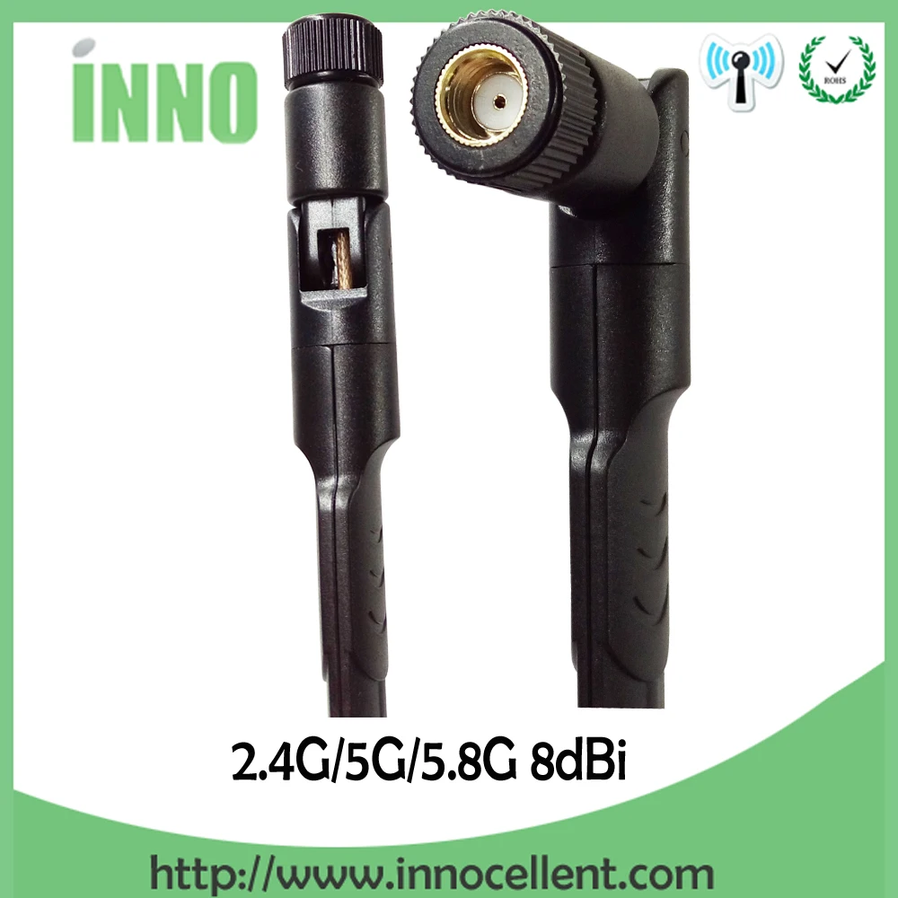 2pcs 2.4GHz 5.8Ghz 5G Antenna RP-SMA 8dBi wifi Antenna Dual Band 2.4G 5G 5.8G WI FI antena aerial SMA female wireless router