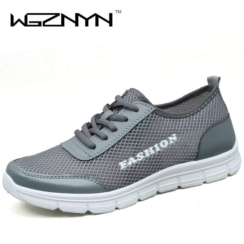 

WGZNYN Mesh Breathable Mens Casual Shoes 2017 Summer Hot Sale Boat Shoes Men Comfortable Soft Male Shoes Chaussure Homme M0203