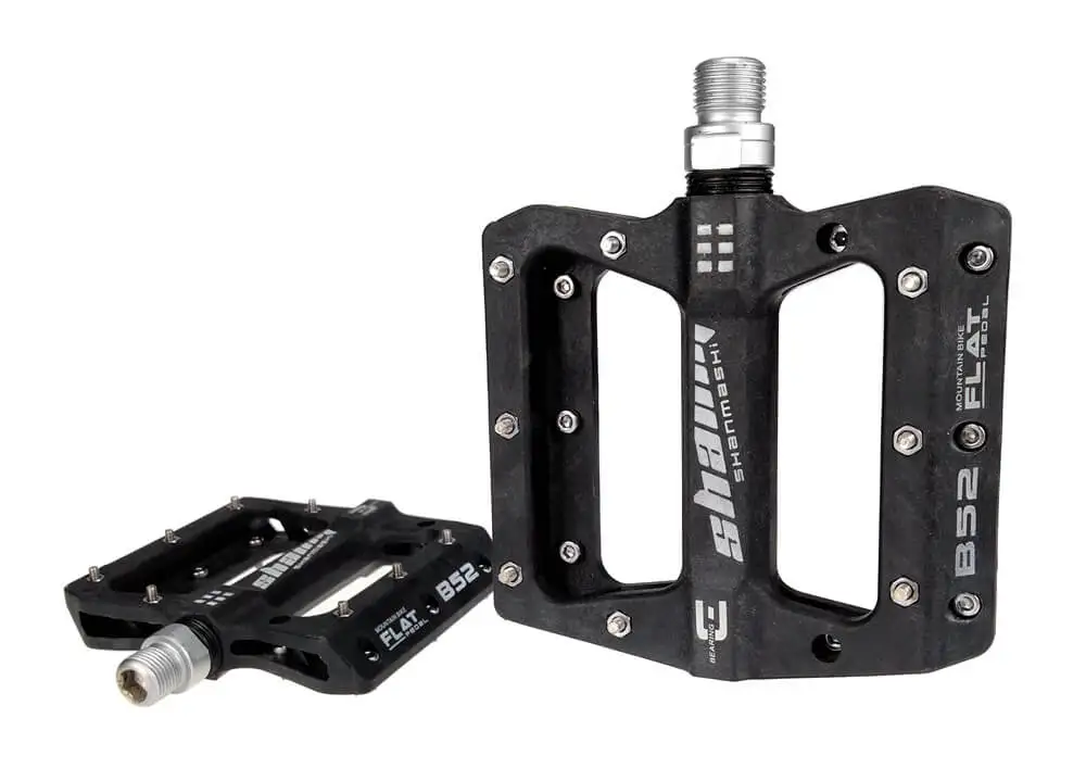 SMS 3 Bearing Nylon Carbon Fibre Bicycle Pedal Wide Comfortable