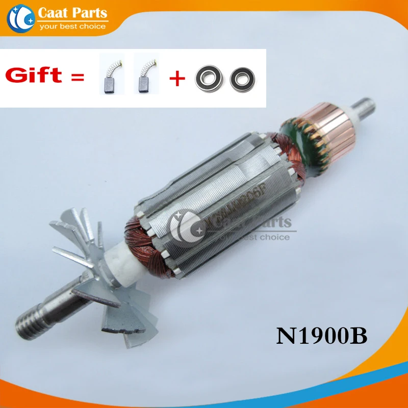 AC220-240V Drive Shaft Electric planer Armature Rotor for Makita N1900B  1900B , High-quality!