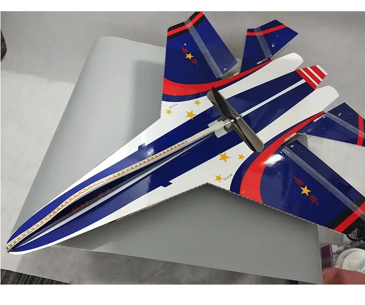 Большой RC Fighter Su27 Flanker RC самолет мощный бомбардировщик 2,4G KT доска пульт дистанционного управления Самолет DIY su27RC самолет