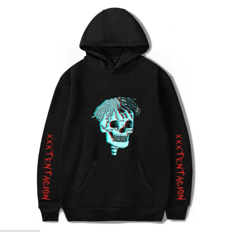 Осень 2018 хит продаж хип-хоп толстовки кофты рапер XXXTentacion Harajuku мужские/женские