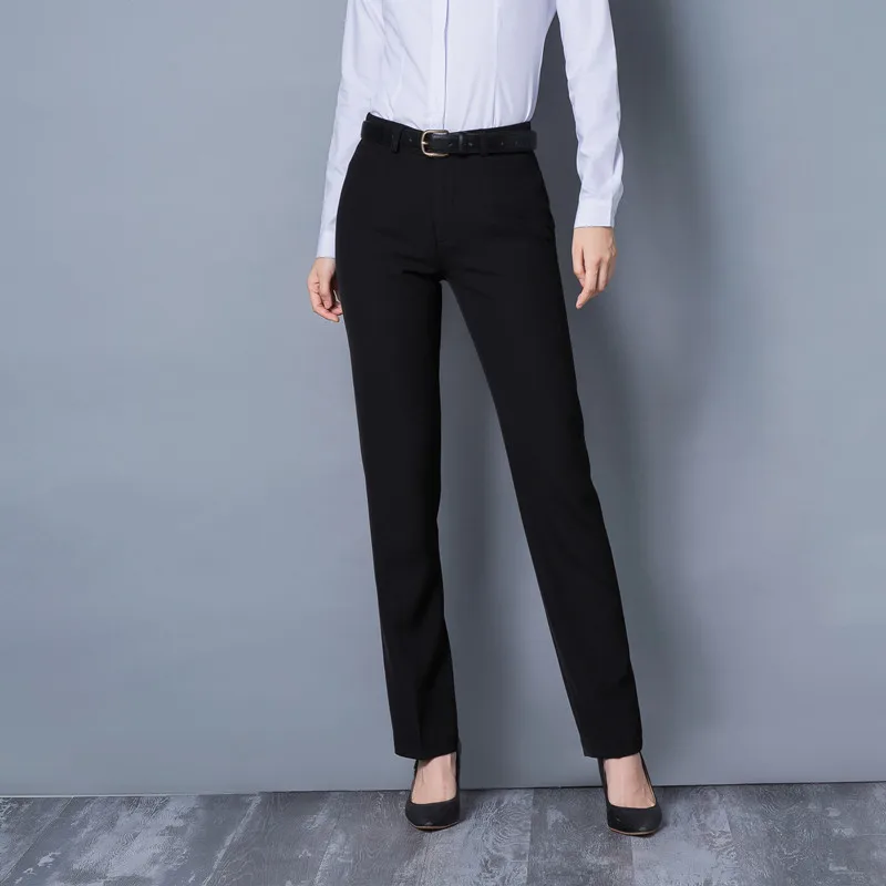 

Ol Style Straight High Waist Trouser for Women Office Work Wear Slim Fit Pants Womens Spring Autumn