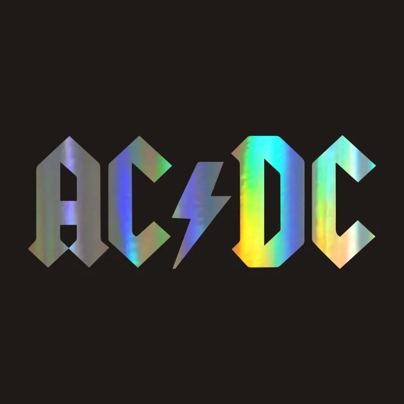 Смешная ACDC Автомобильная наклейка и Наклейка 3D Автомобильная мультяшная виниловая наклейка светоотражающая Автомобильная наклейка аксессуары для стайлинга автомобиля Наклейка s