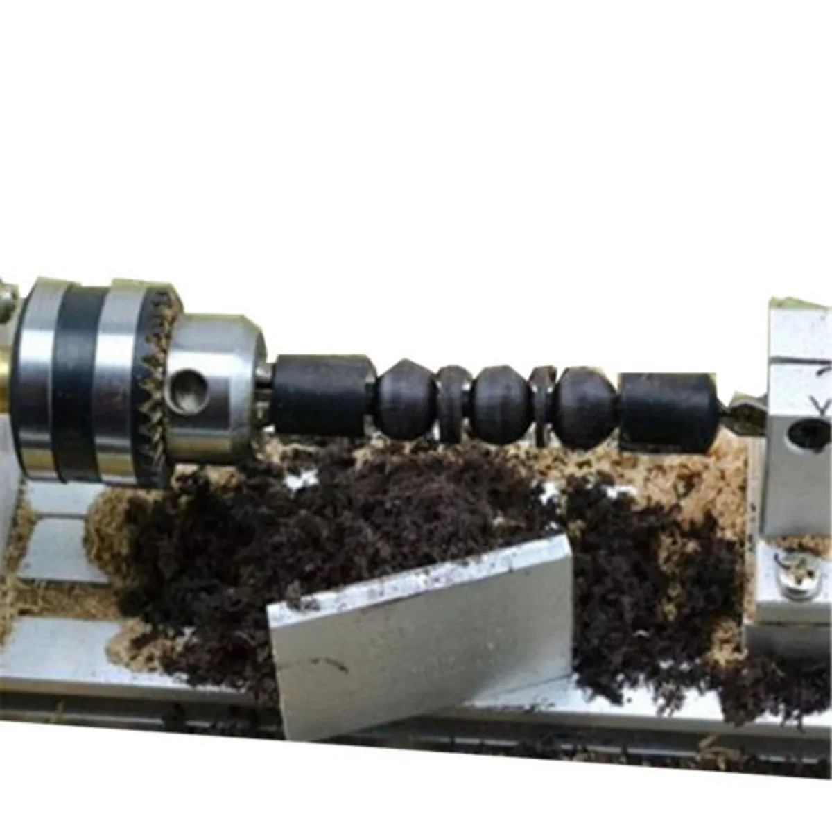 Мини токарный станок для бусин деревообрабатывающий DIY токарный станок для полировки резки мини-дрель роторный инструмент стандартный набор с питанием DC 24 В
