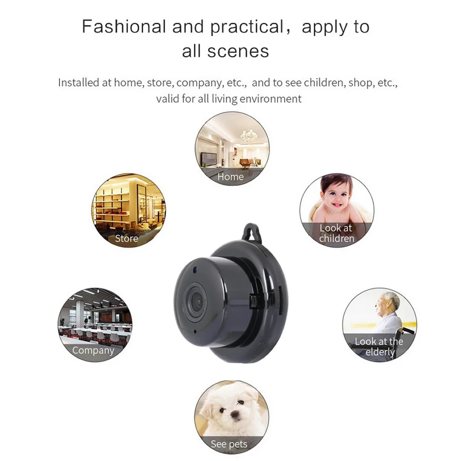  Wsdcam Home Security MINI WIFI 1080P IP Camera Wireless Small CCTV Infrared Night Vision Motion Det - 32966623874